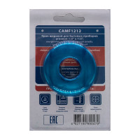 Шаровой кран для бытовых приборов СТМ угловой 1/2"х1/2" г/ш., удлиненная резьба, с отражателем, бабочка, хром CAMF1212