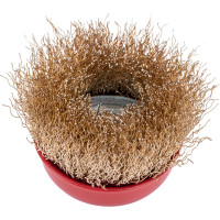 Щетка чашка для УШМ 65 мм, M14, гофрированная проволока Gepard GP0865-65