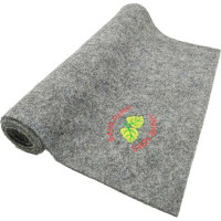 Подстилка ковёр Бацькина Баня Скрутка для бани серый, 145x50 см 11103