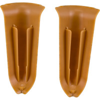 Наружный угол для плинтуса IDEAL Классик 70 мм, 217 дуб темный К-П70-Нк-Ф2 217 дуб ТЕМ