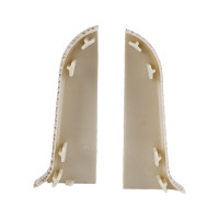 Торцевые заглушки для плинтуса IDEAL Классик 55 мм, 229 дуб латте К-П55-Тп-Ф1 229 дуб ЛАТ