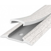 Порог с монтажным каналом IDEAL 42 мм, 1.6 м, 253 ясень серый, 1 шт. ПМК42-1,6 253 ЯСН СЕР