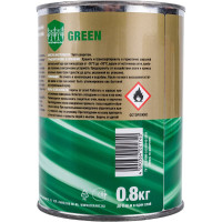 Грунт-эмаль по ржавчине ЗАО Декарт 3 в 1 зеленый 0,8 кг 30536