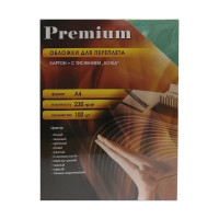 Обложки для переплёта Office Kit А4 кожа зеленые, 100 шт в упаковке CGA400230
