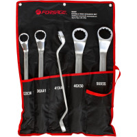 Набор накидных ключей Forsage 5пр, 32x36, 36x41, 41x46, 46x50, 50x55мм, на полотне F-5059P 51188 F-5059P(51188)