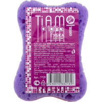 Губка для тела TIAMO Original КОМФОРТ Радуга поролон 7729