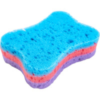 Губка для тела TIAMO Original КОМФОРТ Радуга поролон 7729