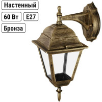 Светильник уличный четырехгранник TDM ELECTRIC, 60Вт, вниз, бронза SQ0330-0032