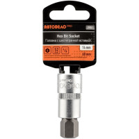 Головка PRO со вставкой HEX 14 мм, 1/2"DR, 60 мм АвтоDело 39051 16184