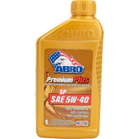 Моторное синтетическое масло ABRO Premium Plus Full Synthetic 5W40, 1 л MO-FS-5-40-SP-1L