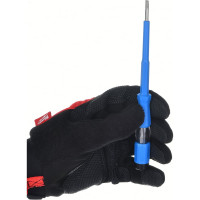 Индикаторная отвертка-пробник Uniel UVT-M15 шлицевая, 190 мм, 600 В, blue UL-00008481