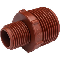 Переходной ниппель ПП AV Engineering 1"x1/2" с наружной резьбой AVE159023