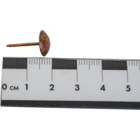 Мебельный гвоздь Локри 1,2x20, медь, 100 шт. ГМ медь