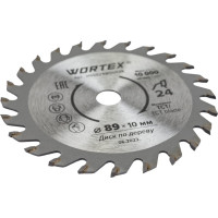 Диск пильный HS S024 W 89x10 мм, 24 зуба WORTEX HSS024W00026