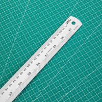 Стальная линейка DELI DL8100Y 1000 мм, нержавеющая сталь 104500
