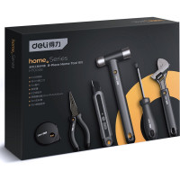 Набор ручного инструмента DELI Home Series HT0008 8 предметов, эксклюзивный дизайн, софттач пластик, подарочная упаковка 104622