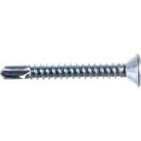 Саморез ZAMETAL 4,8x38 со сверлом и потайной головкой, DIN 7504Р, цинк, уп. 500 шт. ZA102675