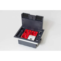 Люк на 4 поста SPL 45x45, металл/ пластик, с пластиковой коробкой, IP40 300005