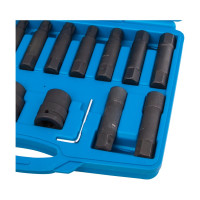 Набор головок-вставок ударных (16 предметов; TORX,HEX,E-тип; 3/4DR, 1DR) AV Steel AV-740016