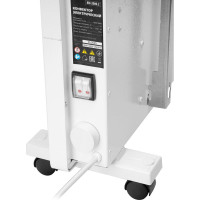 Электрический конвектор MTX км-2000.2, 230в, 2 квт, x-образный нагреватель, колеса, термостат 98126