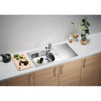 Мойка ALVEUS BASIC 150 NAT-90 780x435 в комплекте с сифоном 1136532