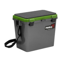 Helios Ящик рыболовный зимний односекционный серый/салатовый HS-IB-19-GG-1 276345