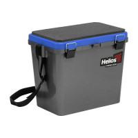 Helios Ящик рыболовный зимний односекционный серый/синий HS-IB-19-GB-1 276348