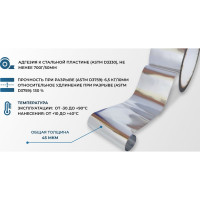 Металлизированная клейкая лента Megaflex l-tape 50 мм, 50 м MEGLT.50.50