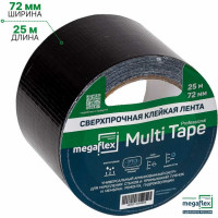 Универсальная сверхпрочная клейкая лента Megaflex multi tape 72 мм, 25 м MEGMU.72.25