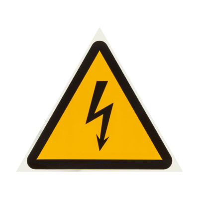 Символ Молния TDM ELECTRIC треугольник 100х100х100мм SQ0817-0016