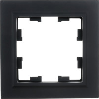 1-местная рамка IEK Brite ру-1-брг графит BR-M12-K53