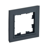 1-местная рамка IEK Brite ру-1-брг графит BR-M12-K53