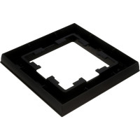 1-местная рамка IEK Brite ру-1-брч черный BR-M12-K02