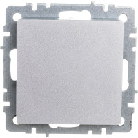 Заглушка с суппортом IEK Brite мз10-бра алюминий BR-PL10-K47