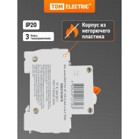 Автоматический выключатель TDM ELECTRIC ВА47-63 3Р 10А SQ0218-0018