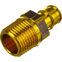 Штуцер с наружной резьбой UPONOR Q&E 16-R1/2"НР '100Ф UP 1023003