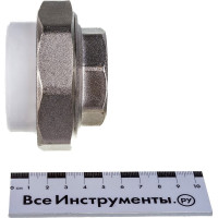 Комбинированная разъемная муфта (американка) PRO AQUA PP-R ВР белая d-50 мм 1 1/2" PA20022b