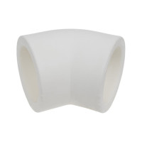 Угольник PRO AQUA PP-R 45 градусов белый 40 мм PA13514Pb