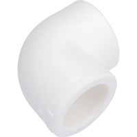 Угольник PRO AQUA PP-R 90 градусов, 25шт, белый, 25 мм PA13010Pb