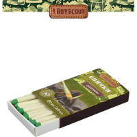 Спички BOYSCOUT Колумб 80 мм, 20 шт. не гаснут от ветра и влаги /80/20 61033
