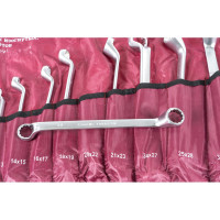 Набор гаечных накидных изогнутых ключей Thorvik W2S12TB серии ARC, 6-32 мм, 12 предметов 52620