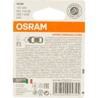 Автолампа W3W W2.1 9.5d 2 штуки 12В 1.10 2821-2BL Osram 752060