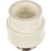 Комбинированная муфта PRO AQUA PP-R НР белая ШК 32-1 PA23018Pb