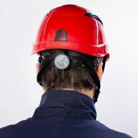 Защитная строительная каска Delta Plus GRANITE WIND, красная GRAWIROFL