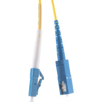 Переходной волоконно-оптический шнур NIKOMAX желтый, 10м NMF-PC1S2C2-SCU-LCU-010