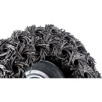 Щетка-крацовка чашечная для УШМ двухрядная (80 мм, М14) MIRAX 35104-080-2