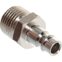 Ниппель универсальный быстросъемный 2 шт папа - внешняя резьба 1/2" STELS 57067