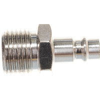 Ниппель универсальный быстросъемный 2 шт папа - внешняя резьба 1/2" STELS 57067