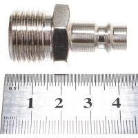 Ниппель универсальный быстросъемный 2 шт папа - внешняя резьба 1/2" STELS 57067