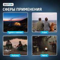 Фонарь кемпинговый светодиодный ФОТОН С-450 батарейки в комплекте () 23064